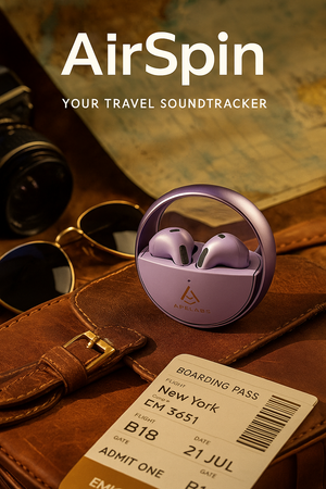 AirSpin Earbuds – The Perfect Travel Companion for Music Lovers