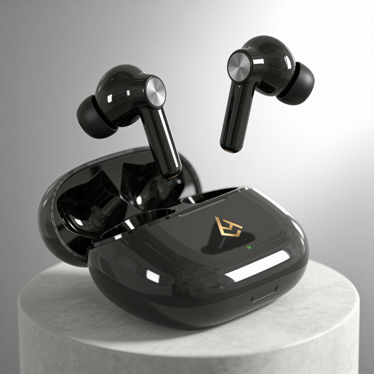 AirSpin Loaded Earbuds – Deep Bass Wireless Bluetooth TWS with ANC and ENC Calls