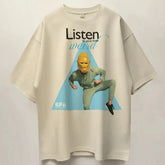 ApeLabs Unisex Tshirt Oversized- Sandstone