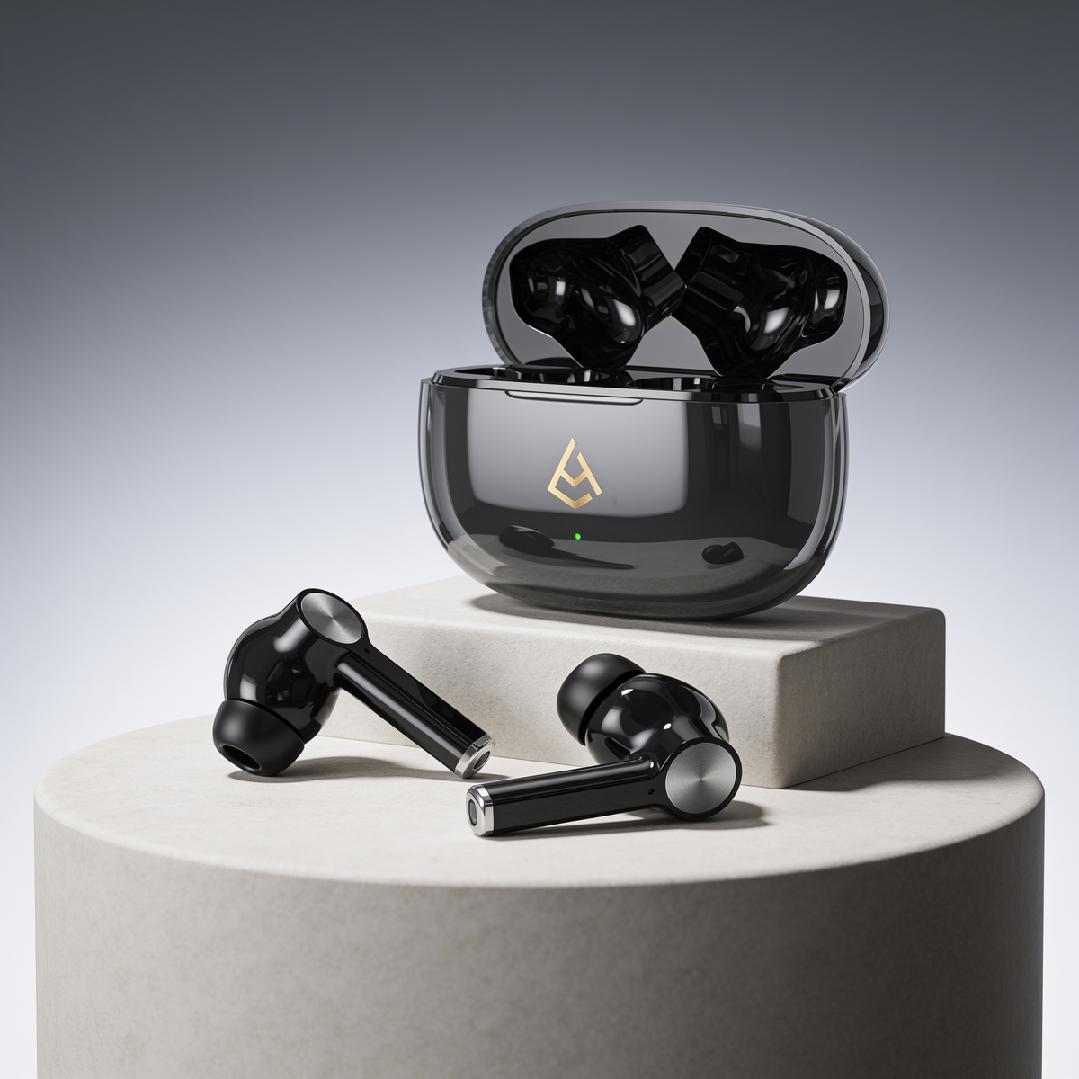 AirSpin Loaded Earbuds – Deep Bass Wireless Bluetooth TWS with ANC and ENC Calls