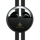 AirSpin Leather Black Premium Earbuds