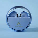AirSpin Cool Blue (Renewed) – Wireless Earbuds | Like-New, Fully Tested, 30-Day Warranty, HD Sound