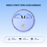 Airspin Cool Blue Premium Earbuds