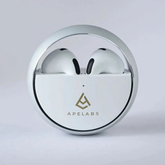 AirSpin Moon Silver (Renewed) – Wireless Earbuds | Like-New, Fully Tested, 30-Day Warranty, HD Sound