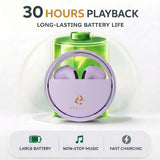 AirSpin Iced Purple Premium Earbuds