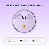 AirSpin Iced Purple Premium Earbuds