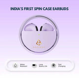 AirSpin Iced Purple Premium Earbuds