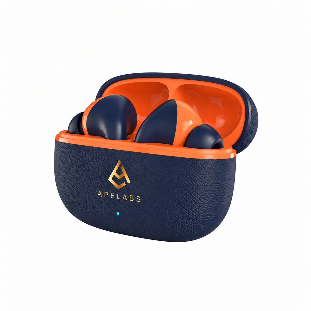 AirSpin Super Lite (Solar Flare) – Ultra-Light Wireless Earbuds | Feather-Light Fit, Vibrant HD Sound, All-Day Battery