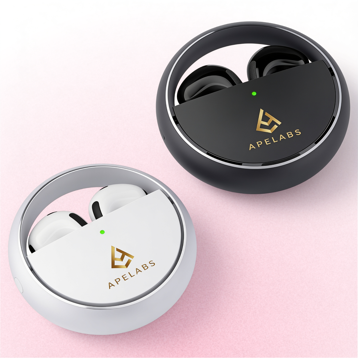 ApeLabs AirSpin Twin Pack – Set of 2 Wireless Earbuds with HD Sound, ENC Calling, Long Battery Life, Value Combo Pack