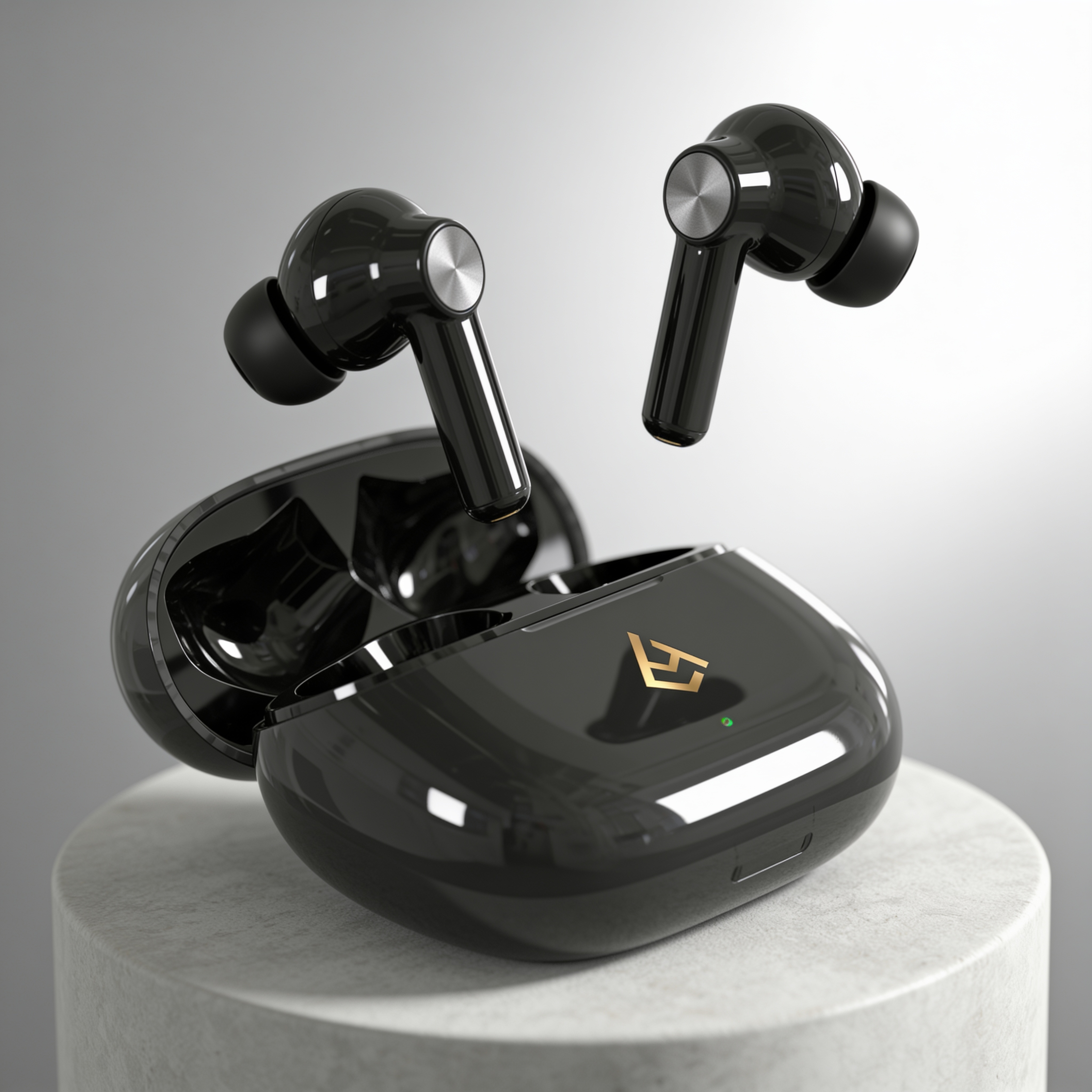 AirSpin Loaded (Cosmic Ash) – Powerful Wireless Earbuds | Deep Bass HD Sound, Crystal-Clear ENC Calls, All-Day Battery