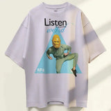 ApeLabs Unisex Tshirt Oversized-  Ash Lilac