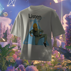 ApeLabs Duo Lifestyle Combo – 2 Oversized Tees + 2 Wireless Earbuds