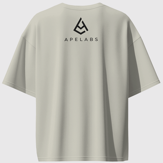 ApeLabs Unisex Tshirt Oversized- Sandstone