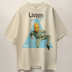 ApeLabs Duo Lifestyle Combo – 2 Oversized Tees + 2 Wireless Earbuds