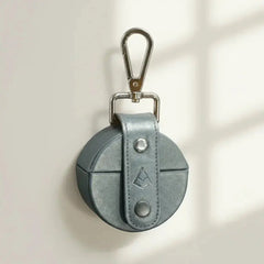 🎁 AirSpin Leather Case-Navy blue ( Airspin not included)