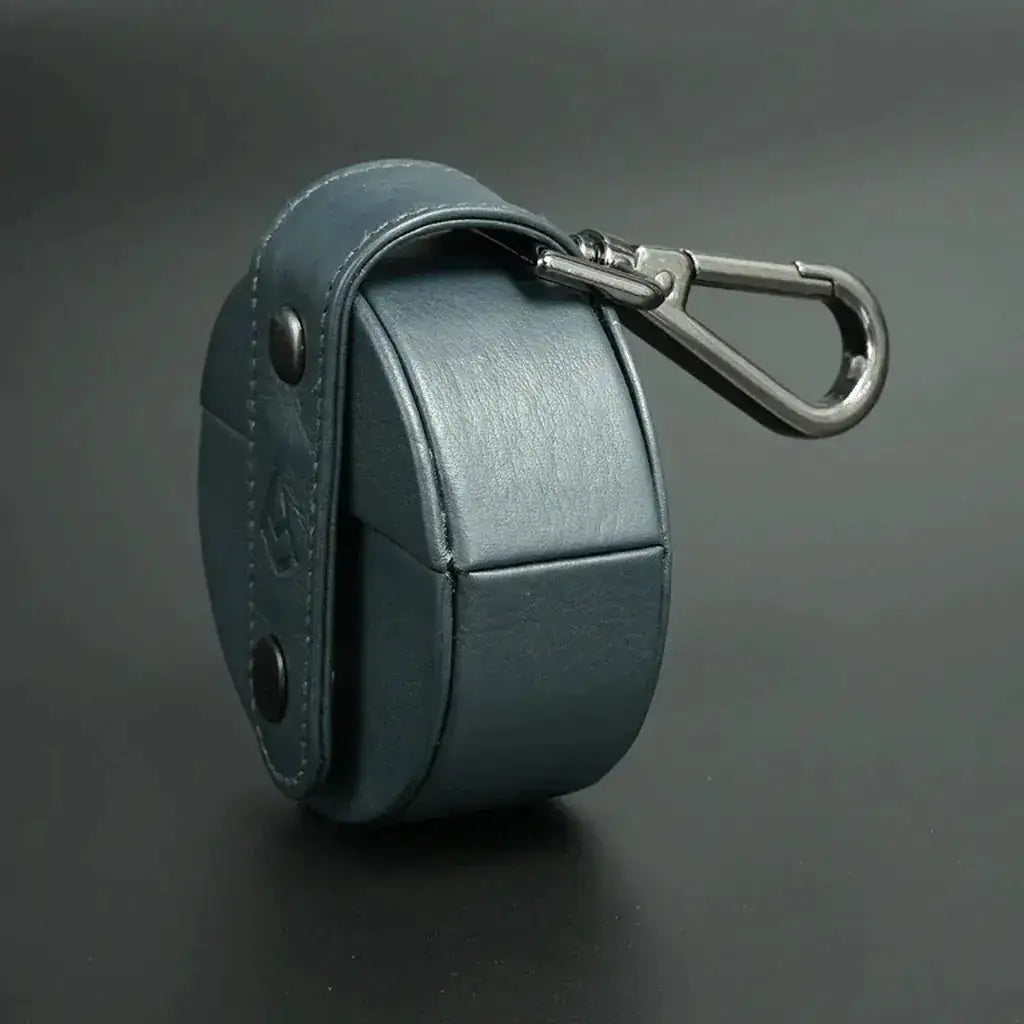 AirSpin Leather Case-Navy blue ( Airspin not included)