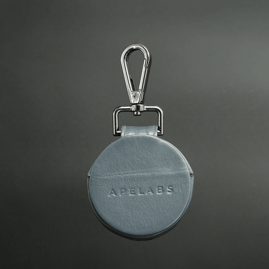 AirSpin Leather Case-Navy blue ( Airspin not included)