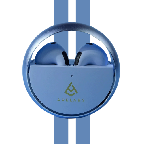 Airspin Cool Blue Premium Earbuds