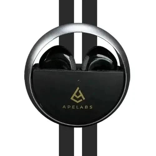 ApeLabs AirSpin Wireless Earbuds + Oversized T-Shirt Combo – Value Gift Set with HD Sound Bluetooth Earbuds & Premium Cotton Tee