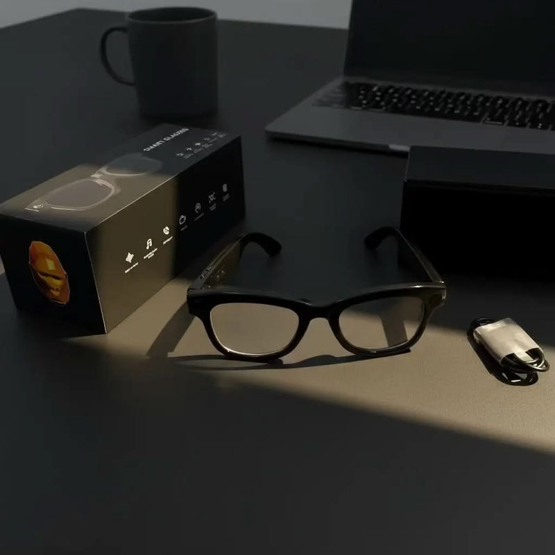 Oriel – Smart Glasses with Bluetooth Audio | Open-Ear Sound, Hands-Free Calls, Effortless Style
