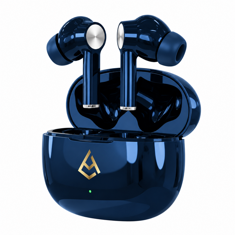 AirSpin Loaded Earbuds – Deep Bass Wireless Bluetooth TWS with ANC and ENC Calls
