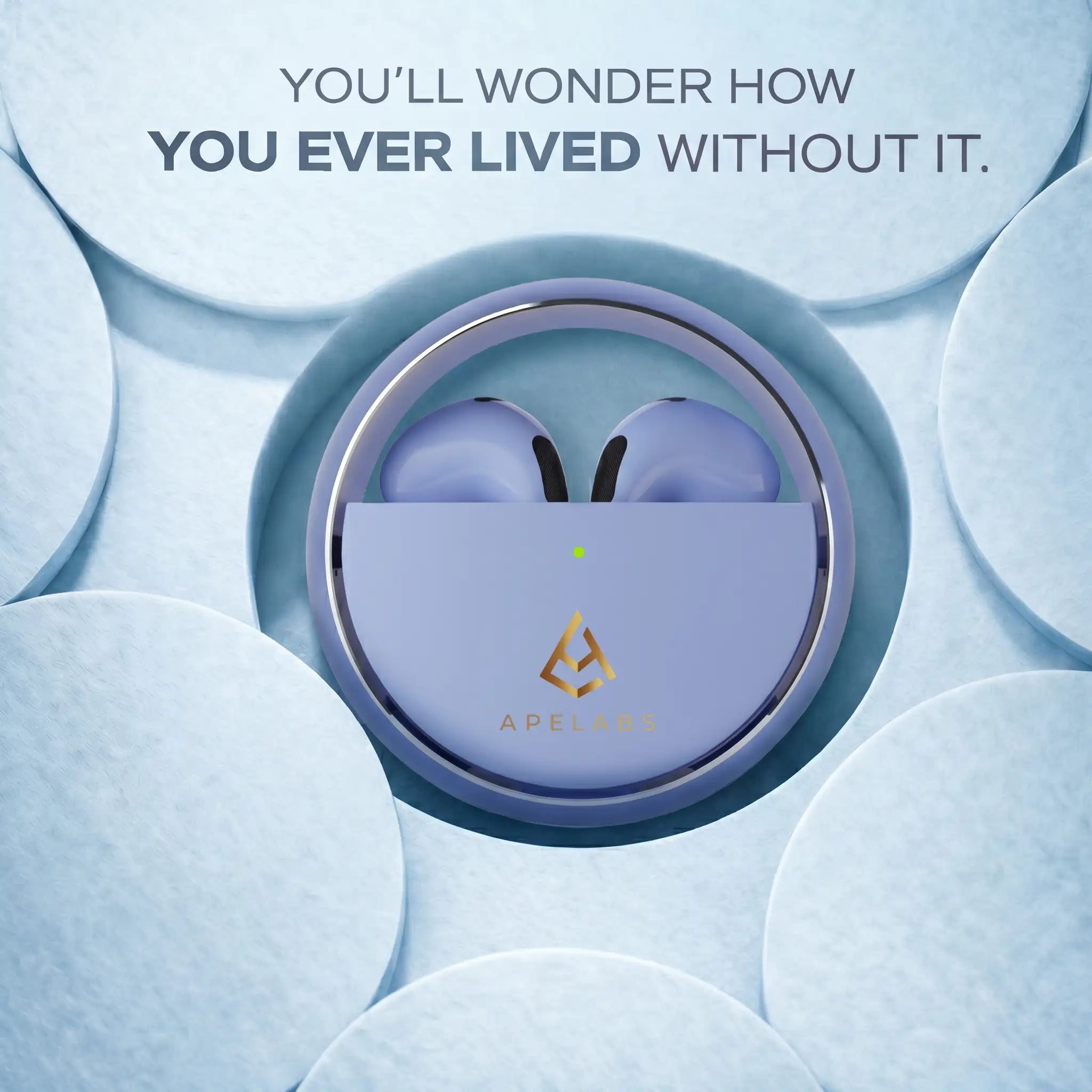 Airspin Cool Blue Premium Earbuds
