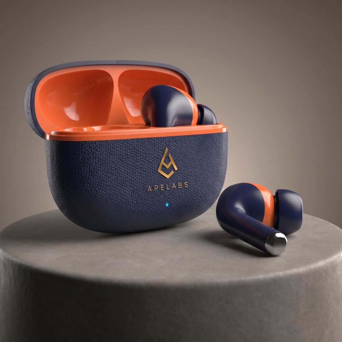AirSpin Super Lite (Solar Flare) – Ultra-Light Wireless Earbuds | Feather-Light Fit, Vibrant HD Sound, All-Day Battery