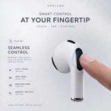 AirSpin Moon Silver Wireless Earbuds I 180° Rotating Case | HD Sound | ENC Calling | Long Battery Life