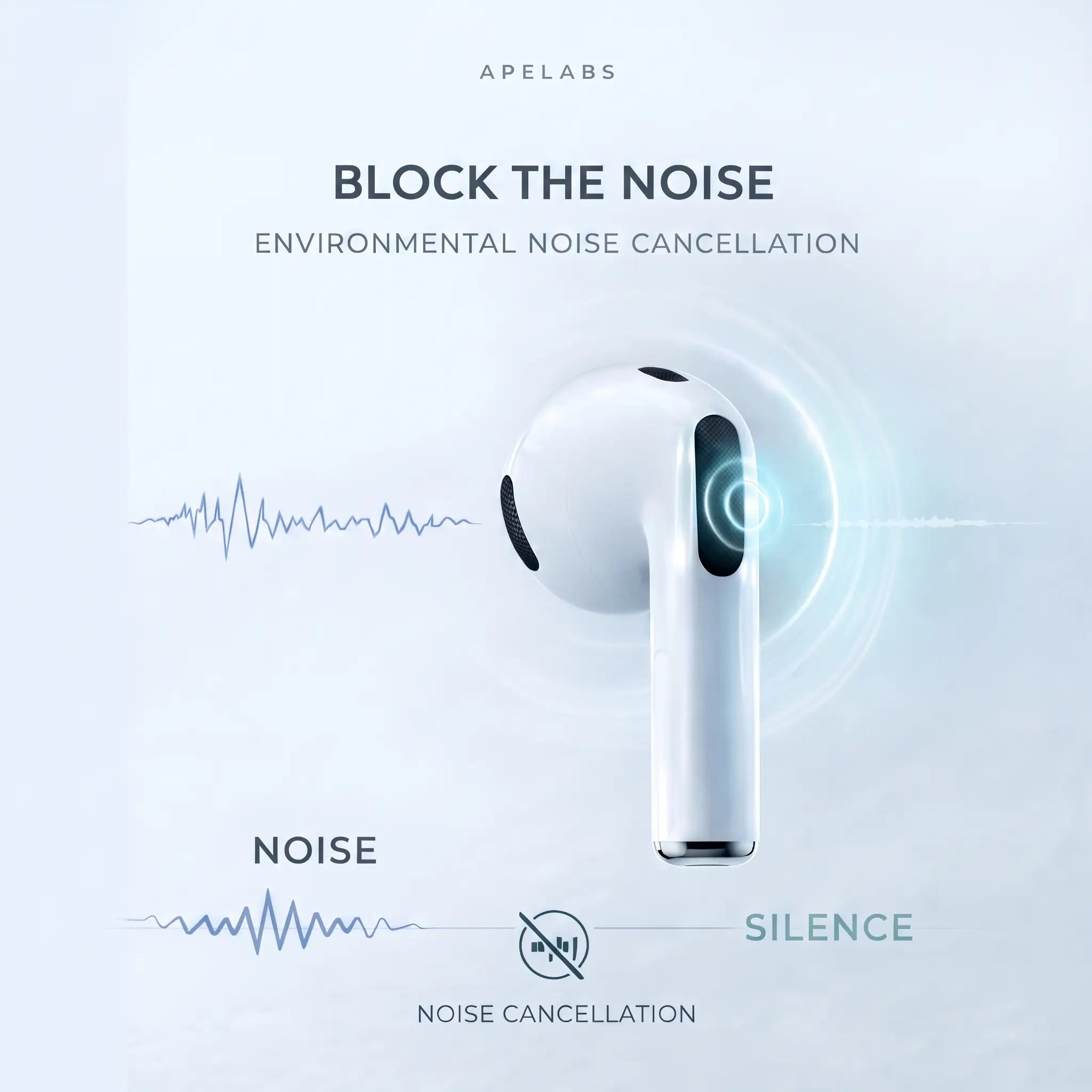 Airspin Cool Blue Premium Earbuds